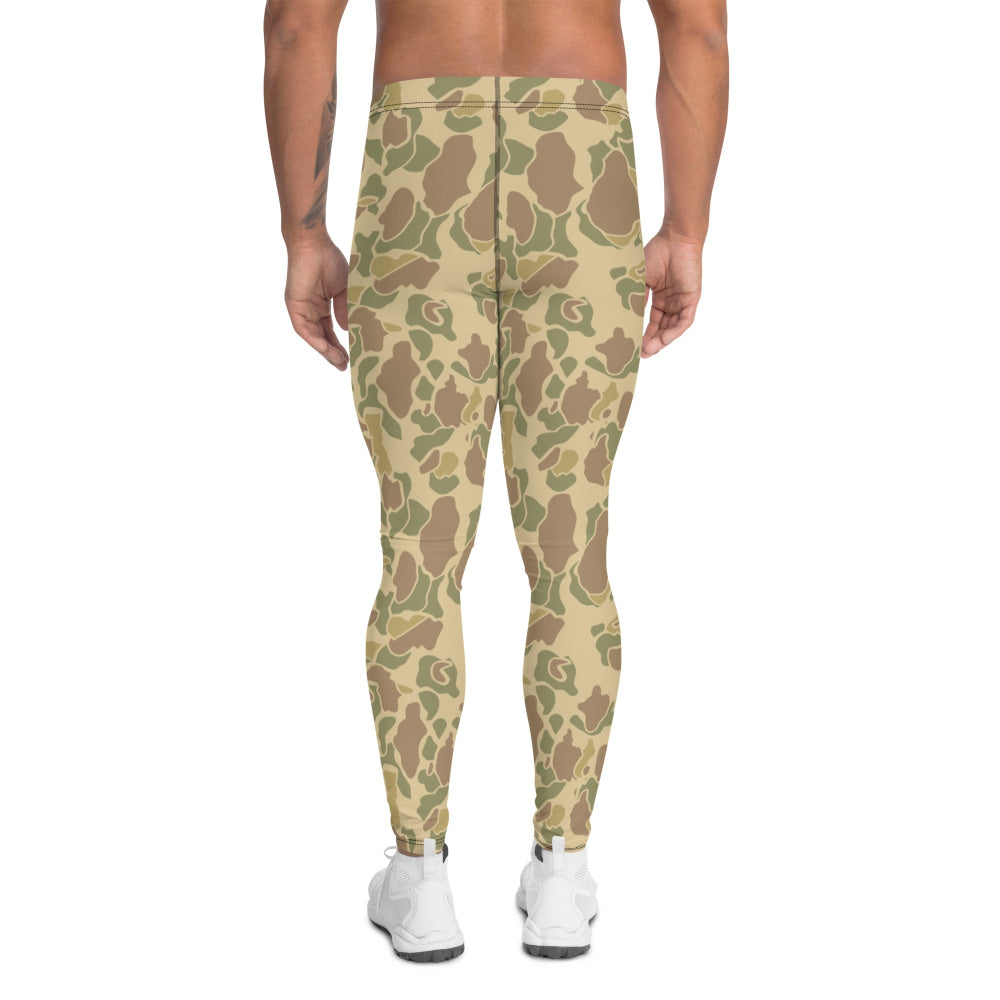 American WW2 M1942 Frog Skin Beach CAMO Men’s Leggings - Mens