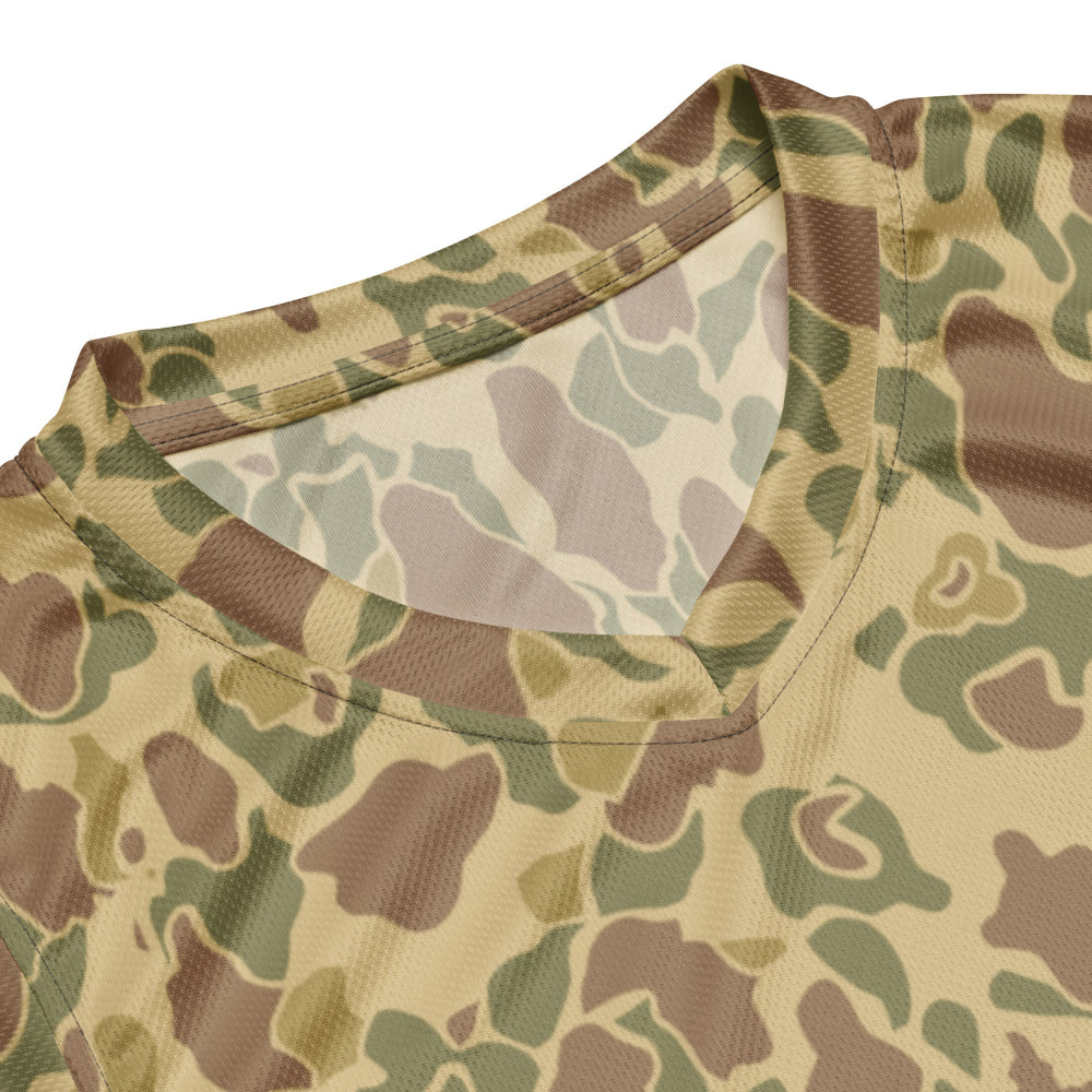 American WW2 M1942 Frog Skin Beach CAMO unisex basketball jersey - Unisex Basketball Jersey