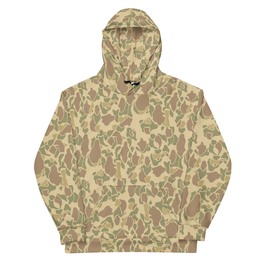 American WW2 M1942 Frog Skin Beach CAMO Unisex Hoodie