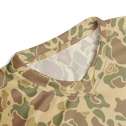 American WW2 M1942 Frog Skin Beach CAMO unisex sports jersey - Unisex Sports Jersey