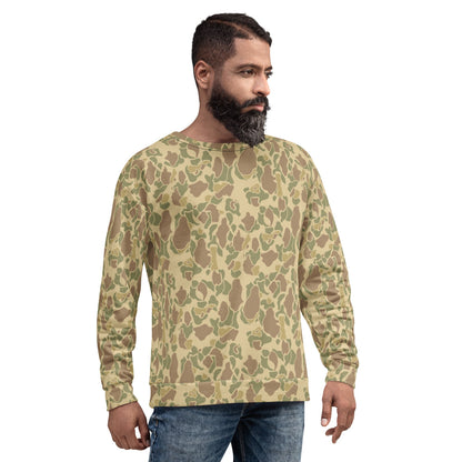 American WW2 M1942 Frog Skin Beach CAMO Unisex Sweatshirt