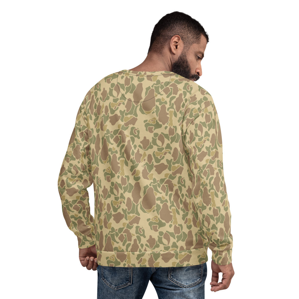 American WW2 M1942 Frog Skin Beach CAMO Unisex Sweatshirt