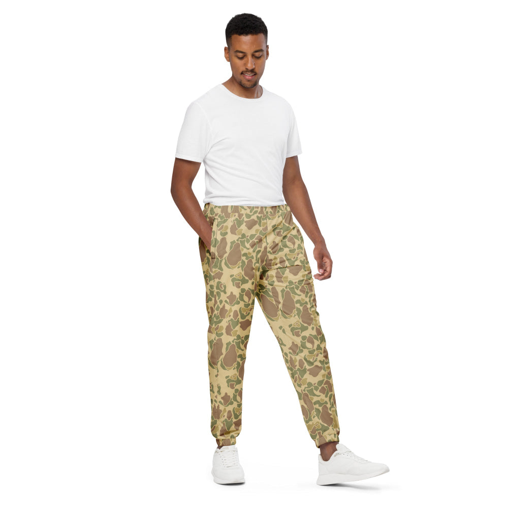 American WW2 M1942 Frog Skin Beach CAMO Unisex track pants - Track Pants