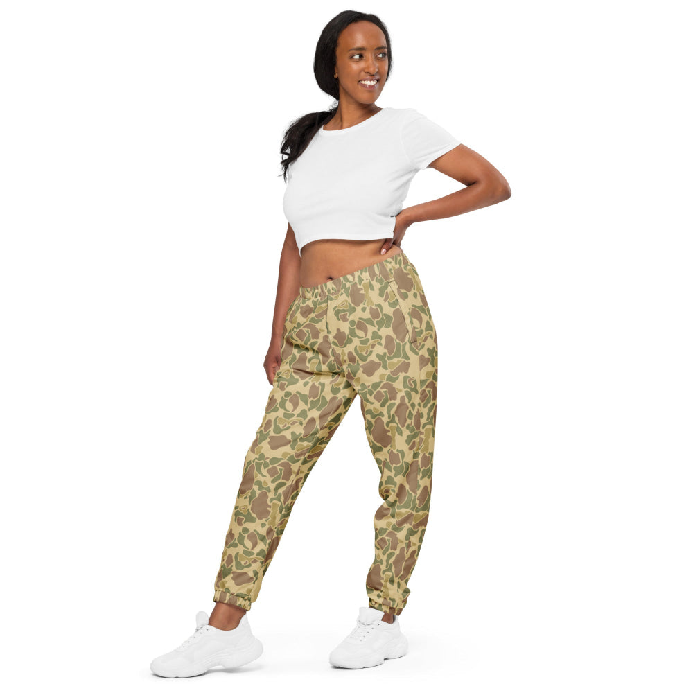 American WW2 M1942 Frog Skin Beach CAMO Unisex track pants - Track Pants