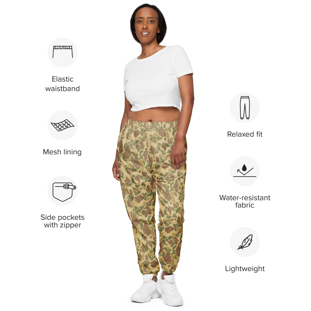 American WW2 M1942 Frog Skin Beach CAMO Unisex track pants - Track Pants