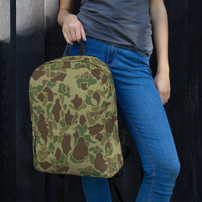 American WW2 M1942 Frog Skin Jungle CAMO Backpack