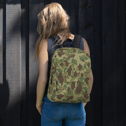 American WW2 M1942 Frog Skin Jungle CAMO Backpack