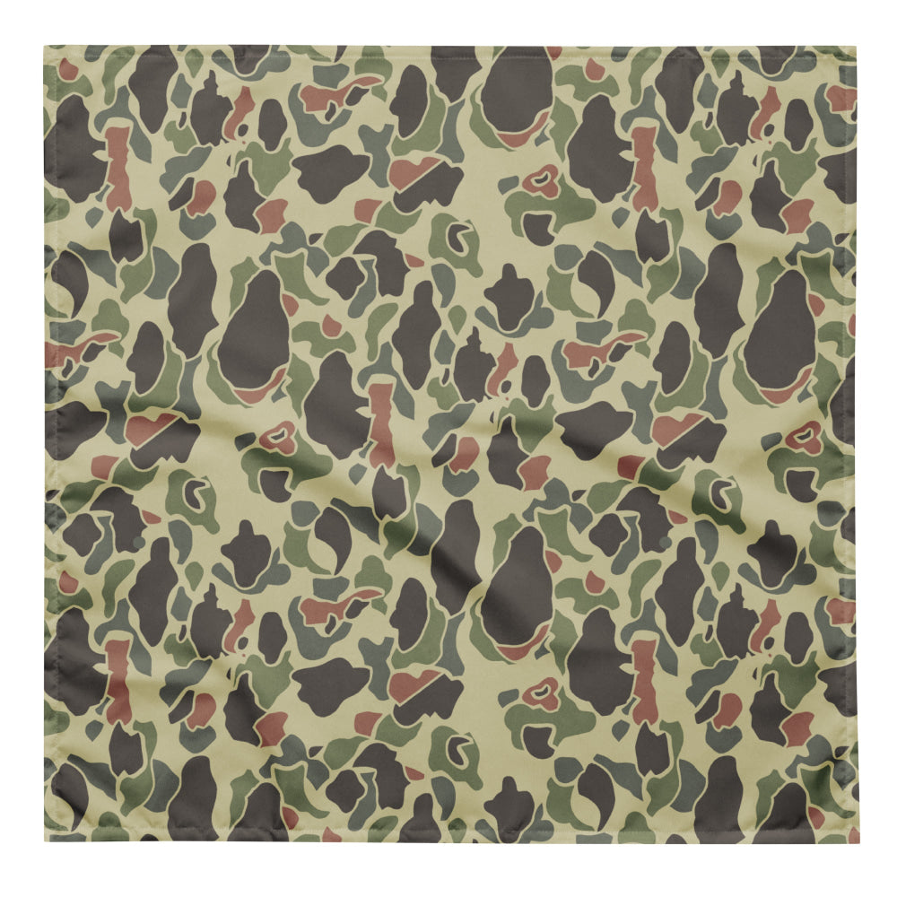 American WW2 M1942 Frog Skin Jungle Faded CAMO bandana - Bandana