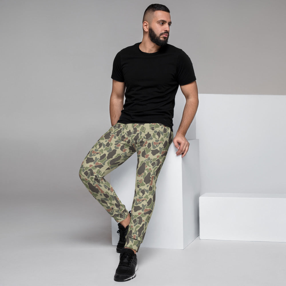 American WW2 M1942 Frog Skin Jungle Faded CAMO Men’s Joggers - Mens