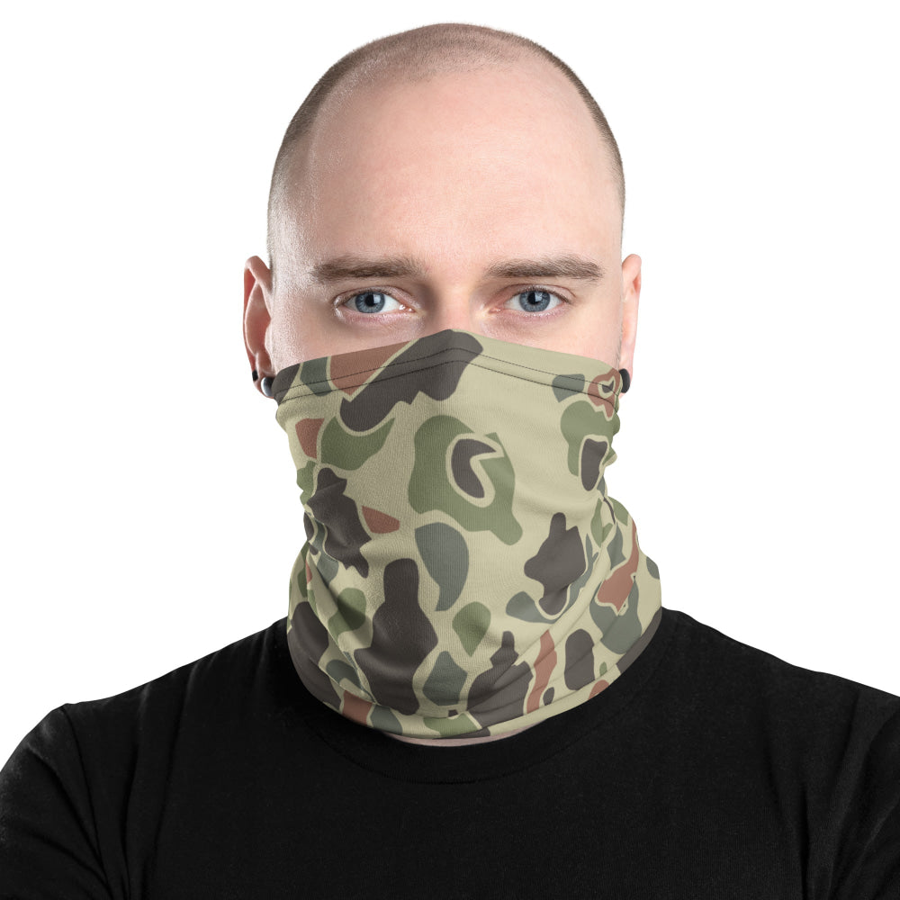 American WW2 M1942 Frog Skin Jungle Faded CAMO Neck Gaiter