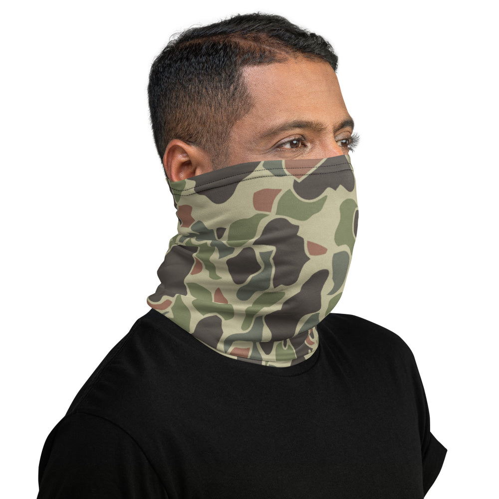 American WW2 M1942 Frog Skin Jungle Faded CAMO Neck Gaiter