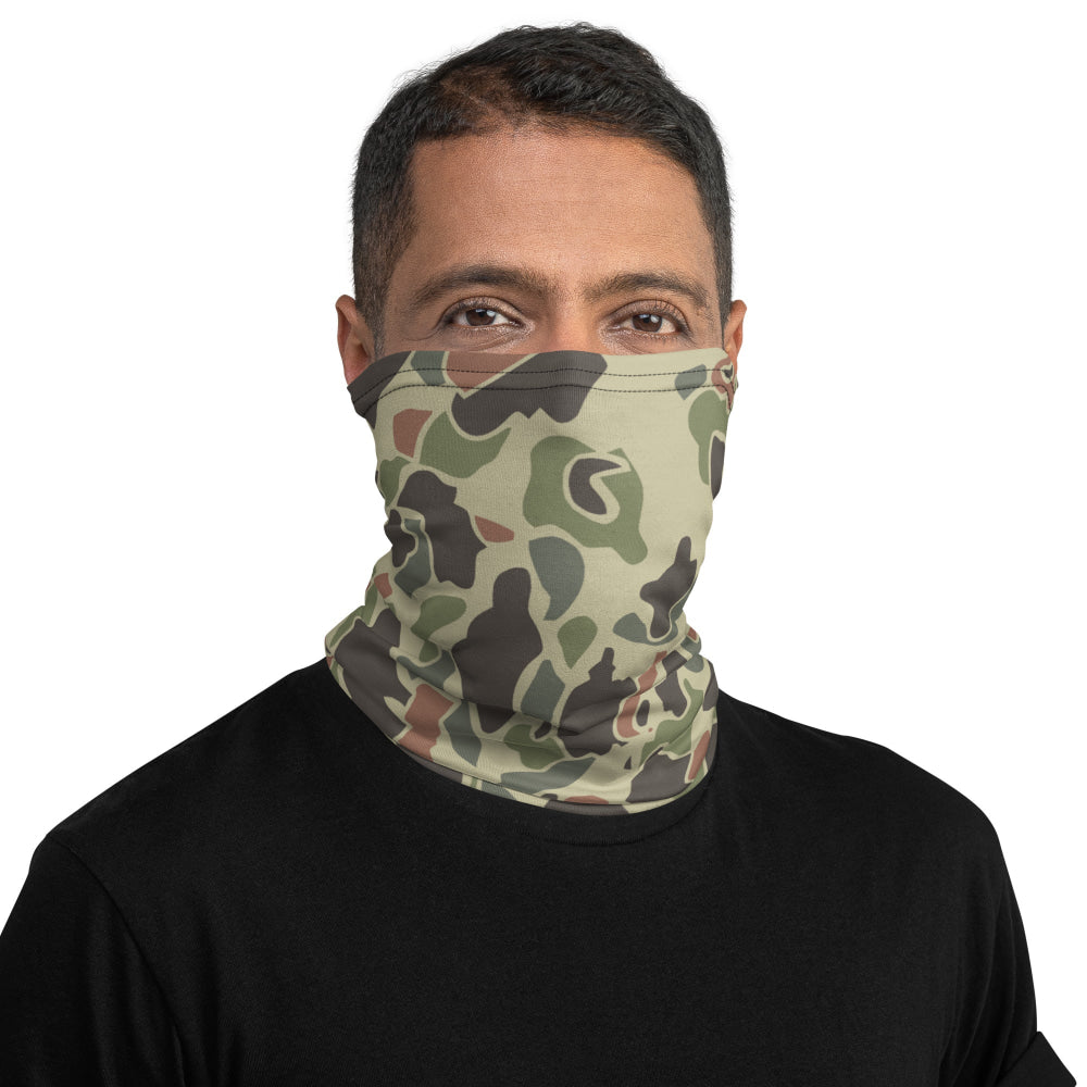 American WW2 M1942 Frog Skin Jungle Faded CAMO Neck Gaiter