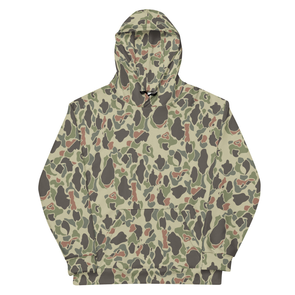 American WW2 M1942 Frog Skin Jungle Faded CAMO Unisex Hoodie