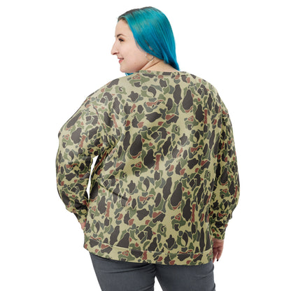 American WW2 M1942 Frog Skin Jungle Faded CAMO Unisex Sweatshirt