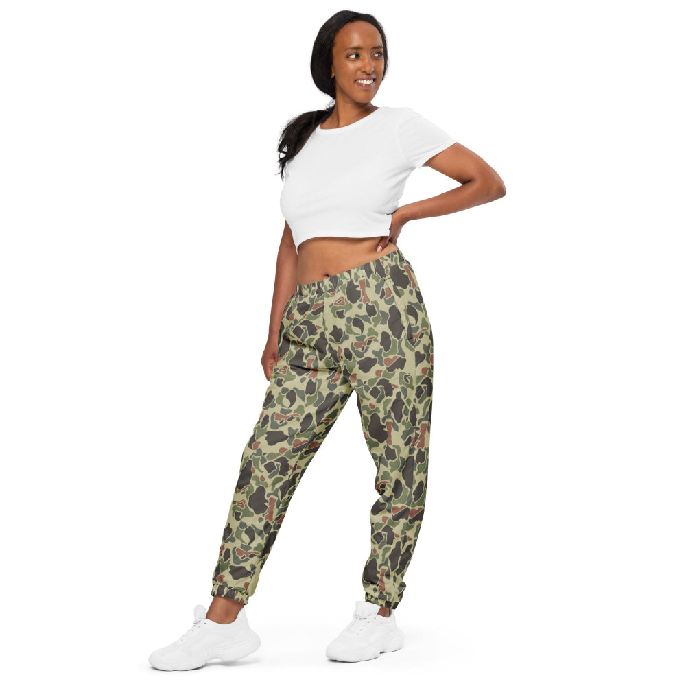 American WW2 M1942 Frog Skin Jungle Faded CAMO Unisex track pants - Track Pants