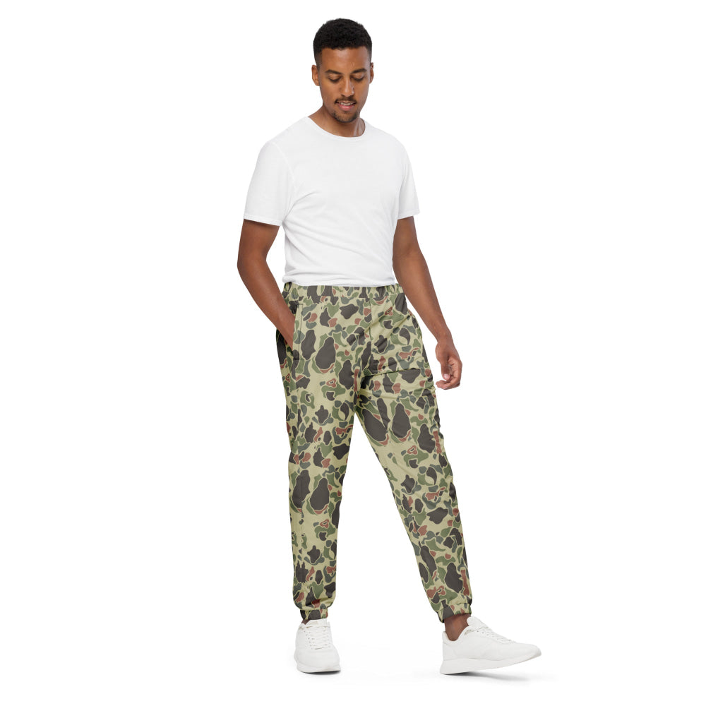 American WW2 M1942 Frog Skin Jungle Faded CAMO Unisex track pants - Track Pants