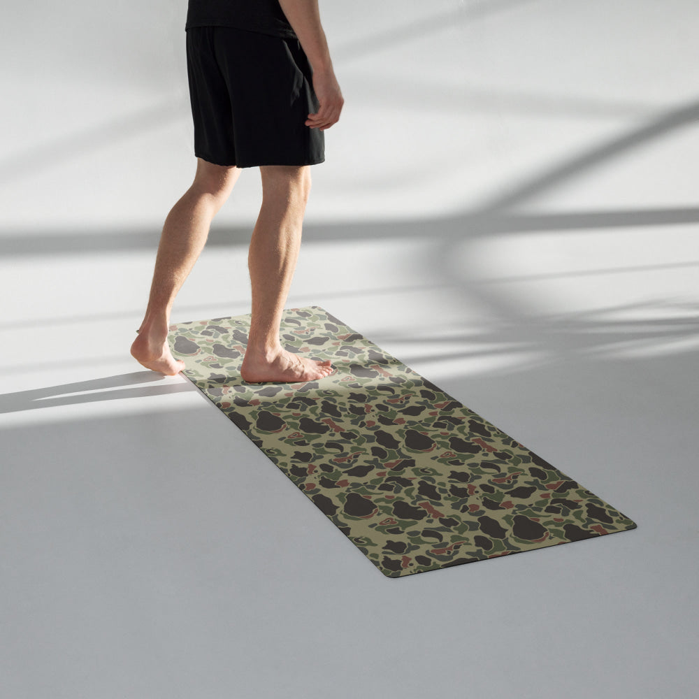 American WW2 M1942 Frog Skin Jungle Faded CAMO Yoga mat - Mat