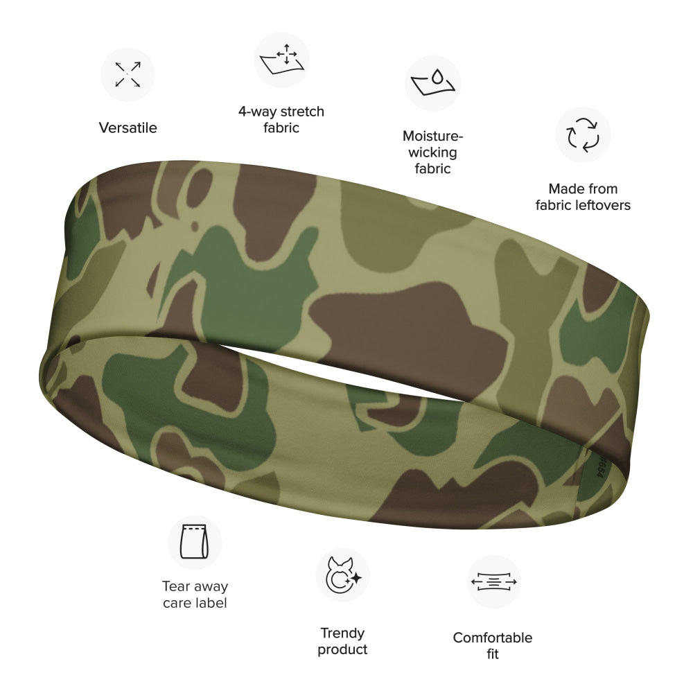 American WW2 M1942 Frog Skin Jungle CAMO Headband