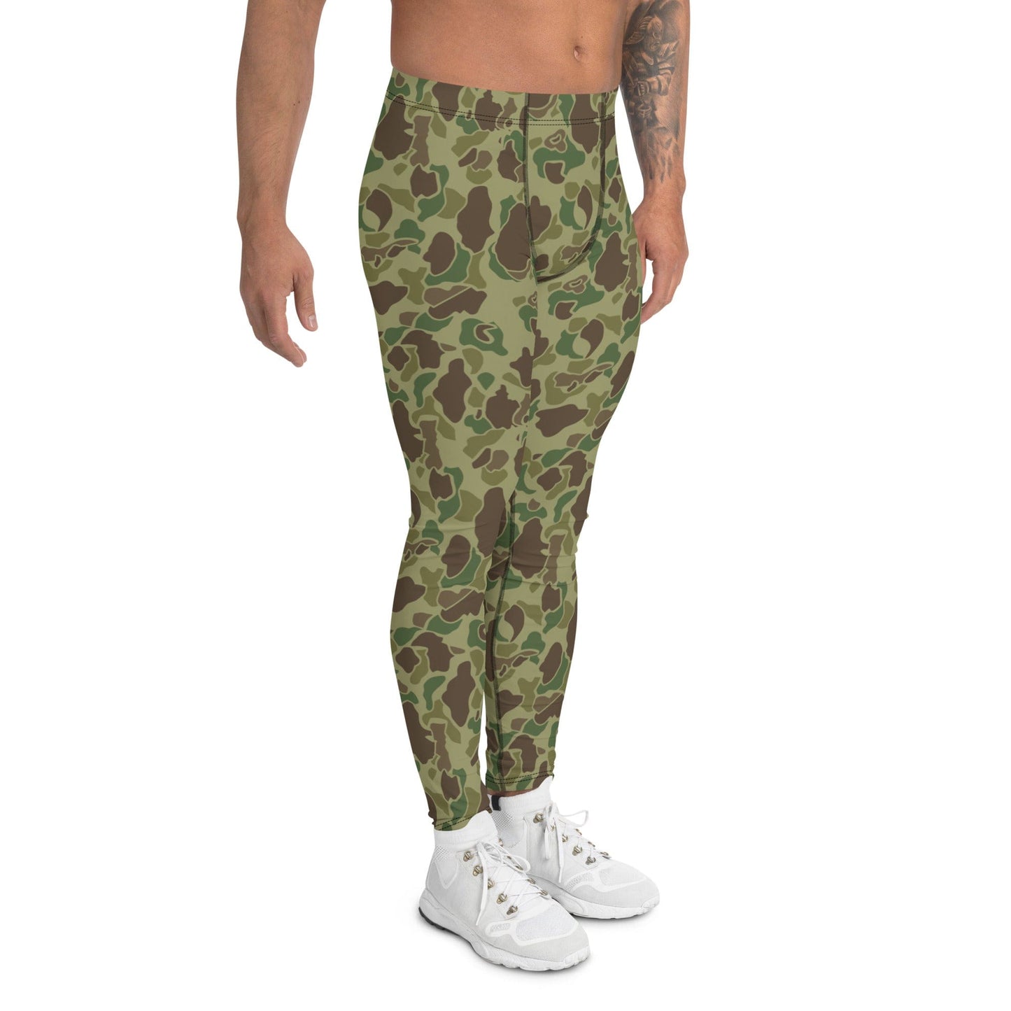 American WW2 M1942 Frog Skin Jungle CAMO Men’s Leggings - Mens