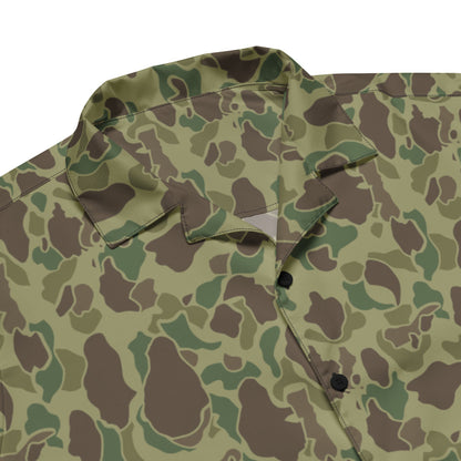 American WW2 M1942 Frog Skin Jungle CAMO Unisex button shirt - Button Shirt