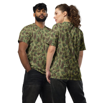 American WW2 M1942 Frog Skin Jungle CAMO unisex sports jersey - 2XS - Unisex Sports Jersey