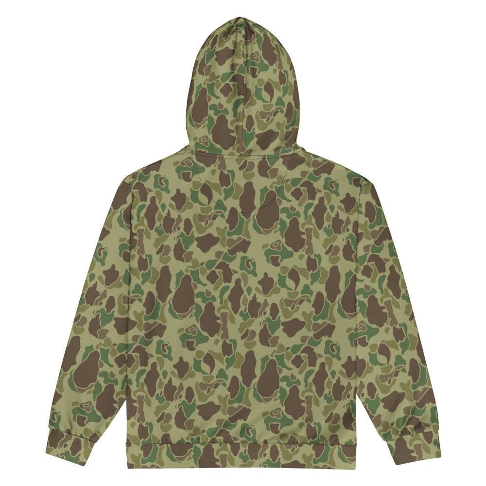 American WW2 M1942 Frog Skin Jungle CAMO Unisex zip hoodie - Zip Hoodie