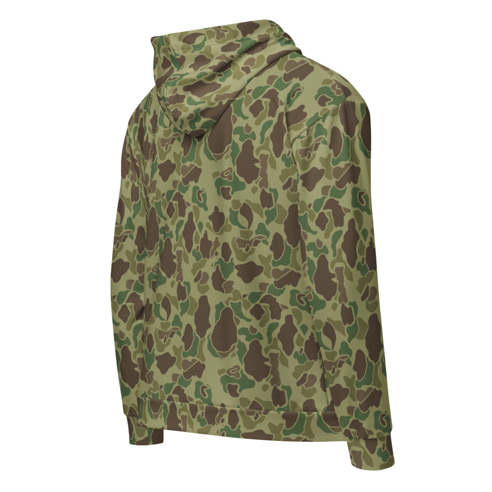 American WW2 M1942 Frog Skin Jungle CAMO Unisex zip hoodie - Zip Hoodie