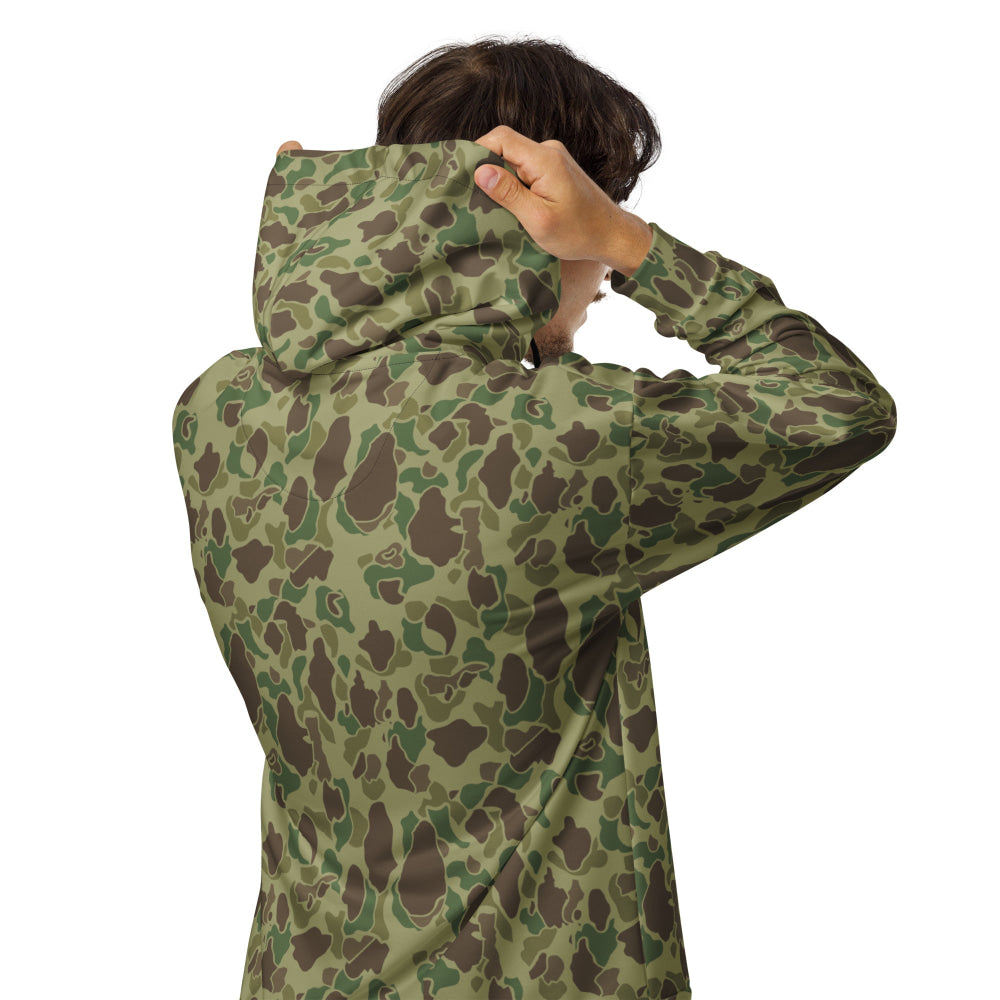 American WW2 M1942 Frog Skin Jungle CAMO Unisex zip hoodie - Zip Hoodie