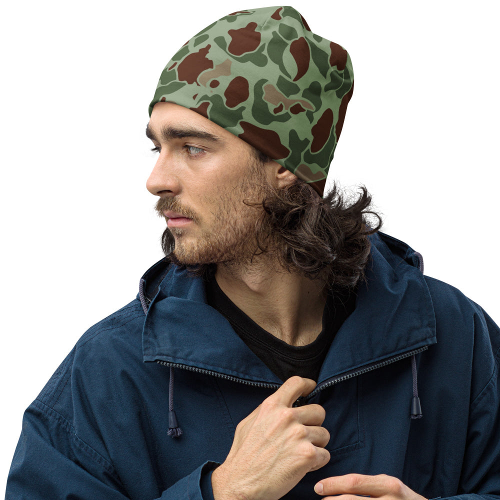 American WW2 M1942 Frog Skin Raider CAMO Beanie