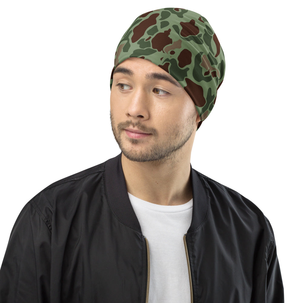 American WW2 M1942 Frog Skin Raider CAMO Beanie