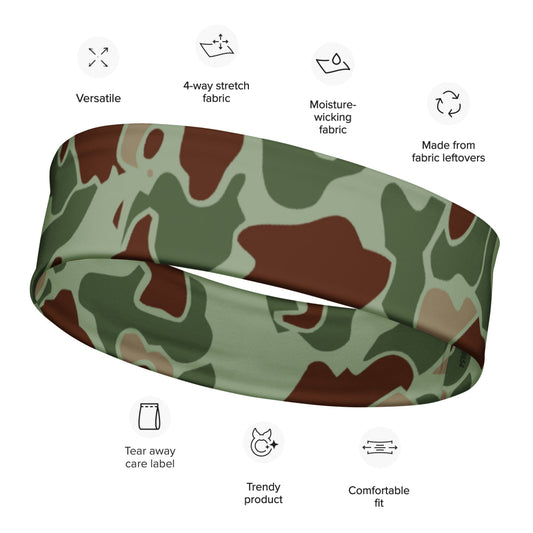 American WW2 M1942 Frog Skin Raider CAMO Headband - M