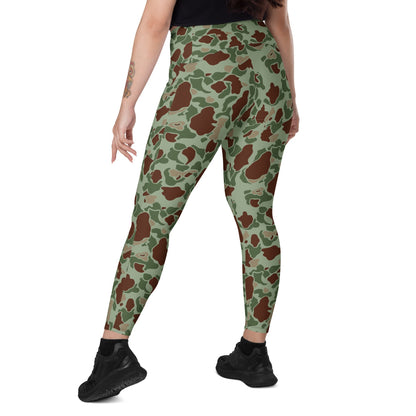 American WW2 M1942 Frog Skin Raider CAMO Leggings with pockets - Womens With Pockets