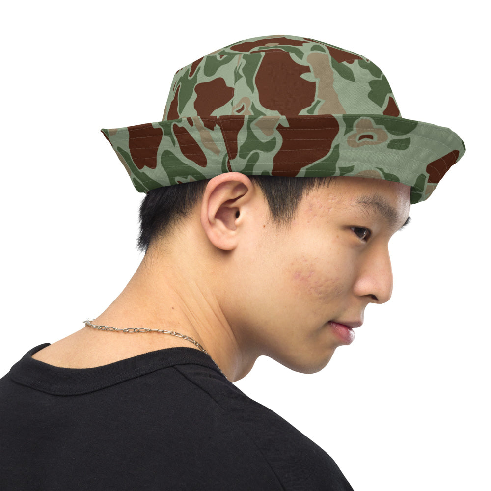 American WW2 M1942 Frog Skin Raider CAMO Reversible bucket hat - Bucket Hat