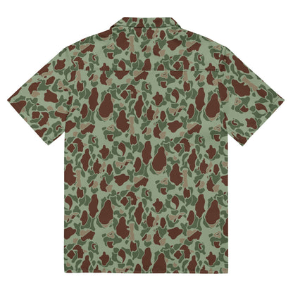 American WW2 M1942 Frog Skin Raider CAMO Unisex button shirt - Button Shirt