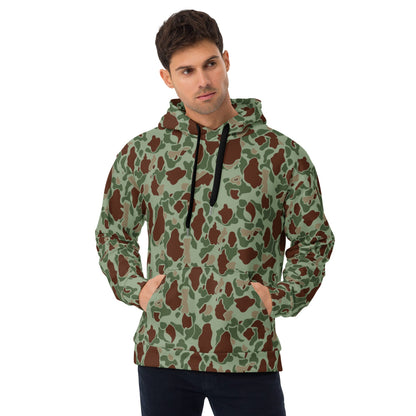 American WW2 M1942 Frog Skin Raider CAMO Unisex Hoodie - 2XS