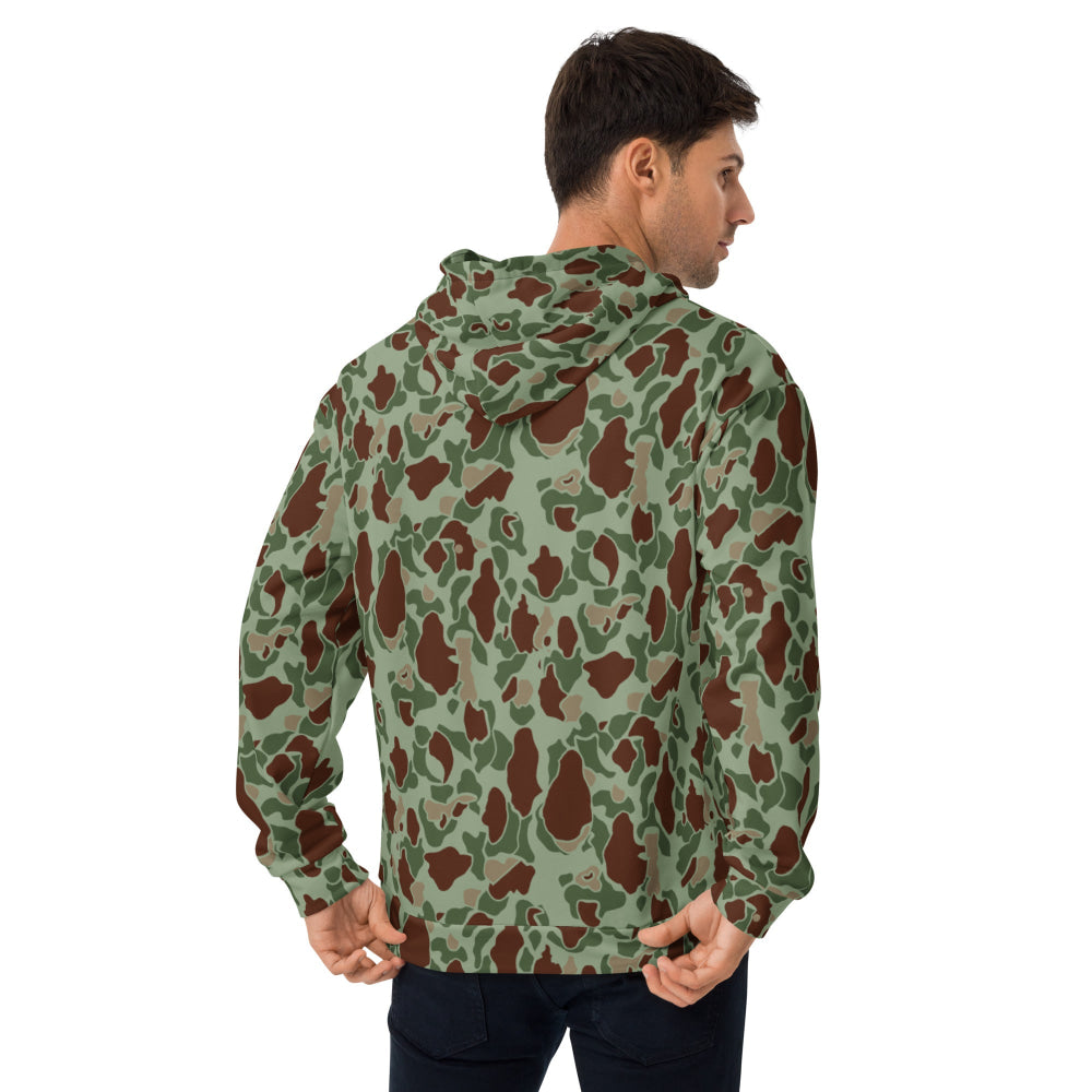 American WW2 M1942 Frog Skin Raider CAMO Unisex Hoodie