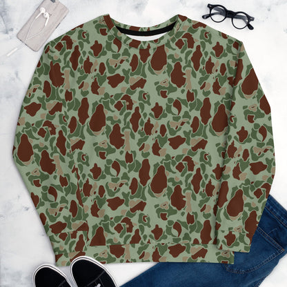 American WW2 M1942 Frog Skin Raider CAMO Unisex Sweatshirt