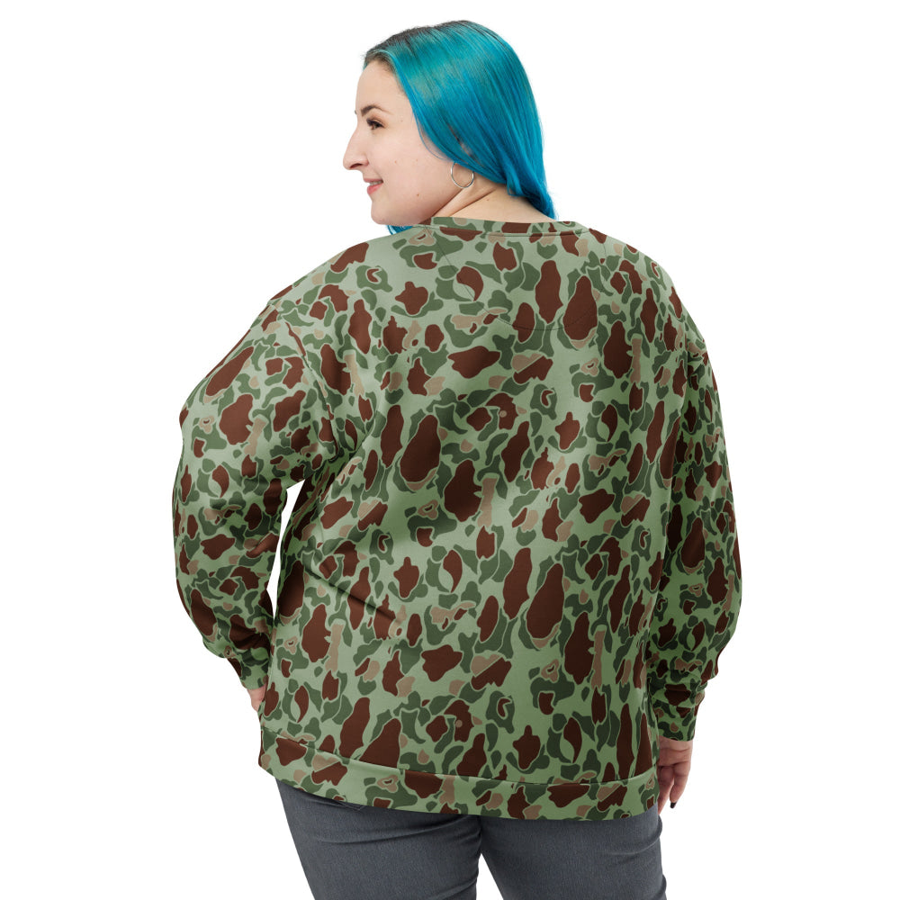 American WW2 M1942 Frog Skin Raider CAMO Unisex Sweatshirt