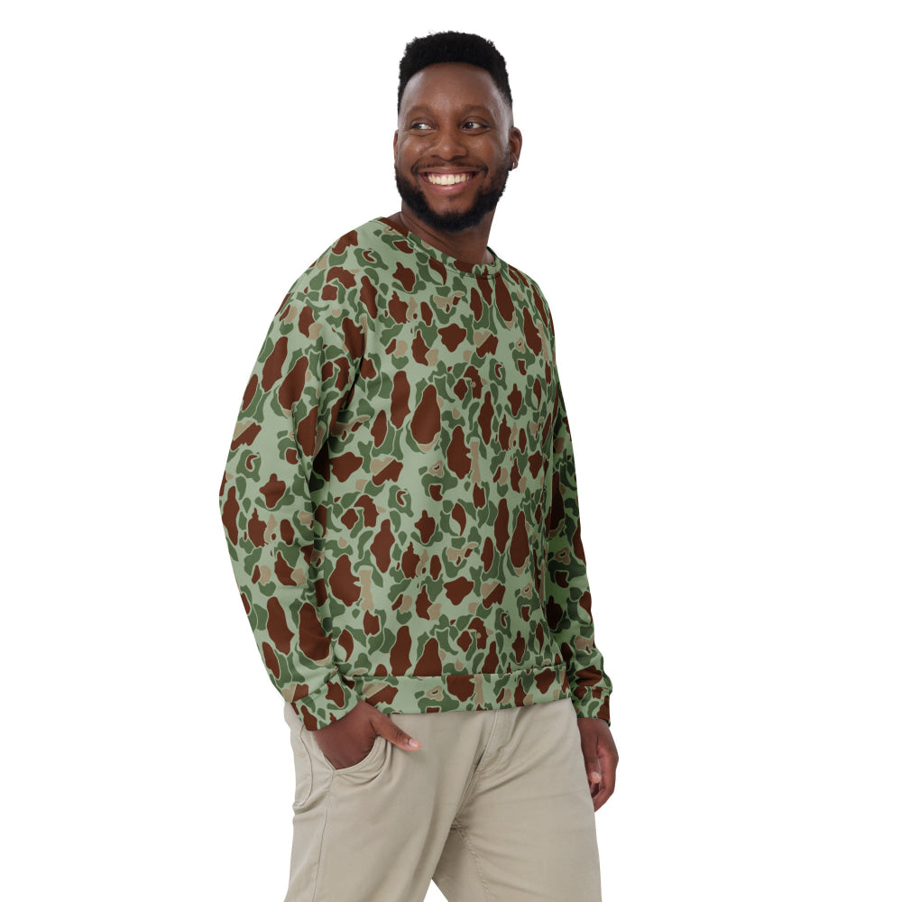 American WW2 M1942 Frog Skin Raider CAMO Unisex Sweatshirt