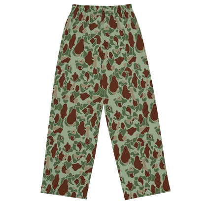 American WW2 M1942 Frog Skin Raider CAMO unisex wide-leg pants - Unisex Wide-Leg Pants