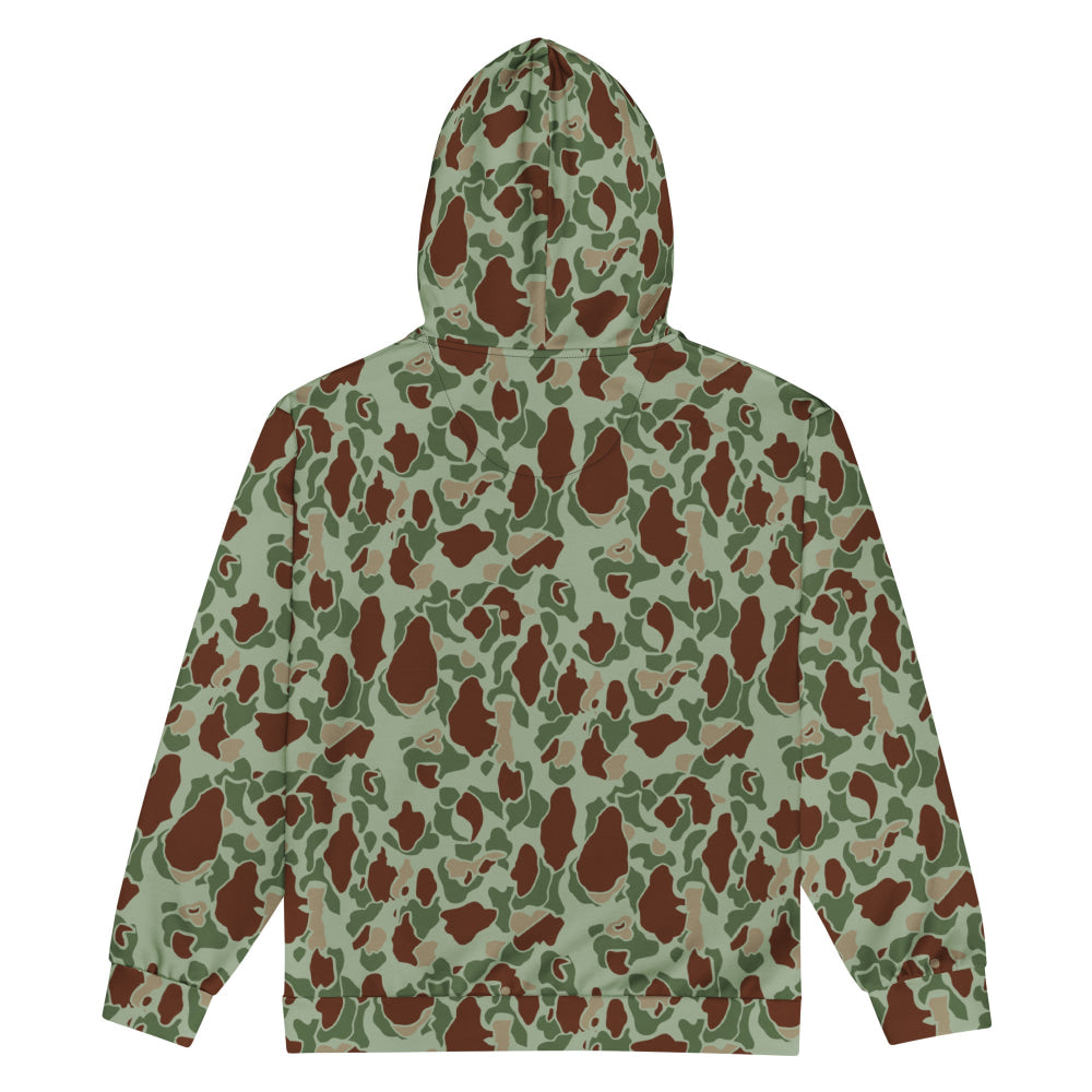 American WW2 M1942 Frog Skin Raider CAMO Unisex zip hoodie - Zip Hoodie