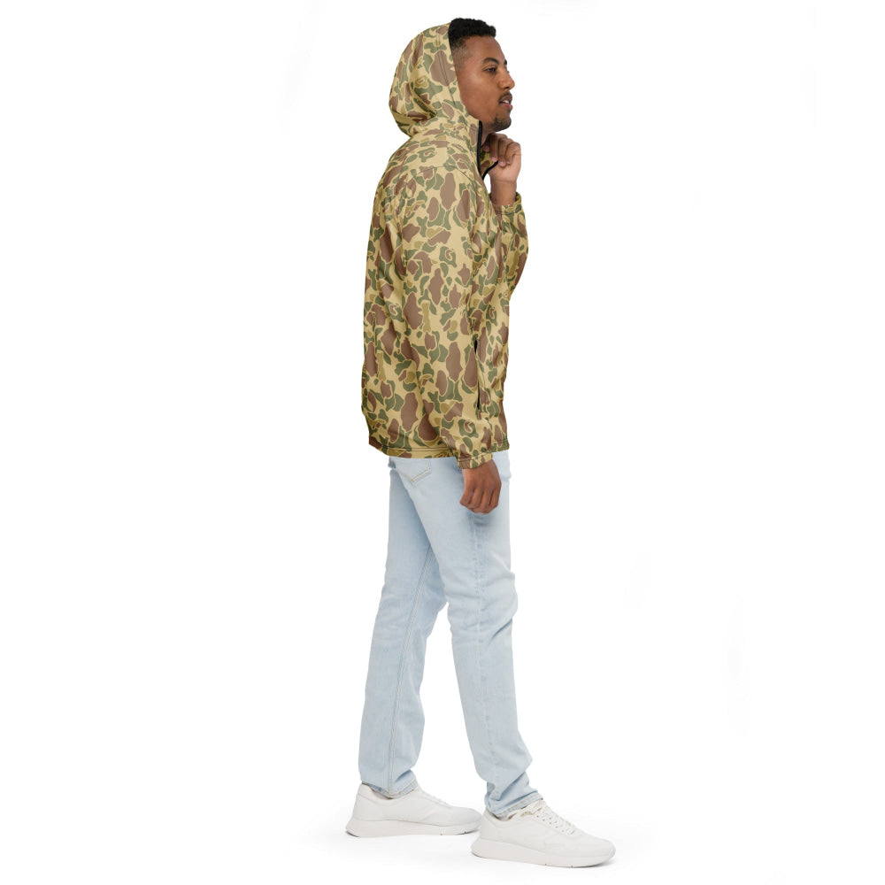 American WW2 M1942 Frog Skin Beach CAMO Men’s windbreaker - Mens Windbreaker