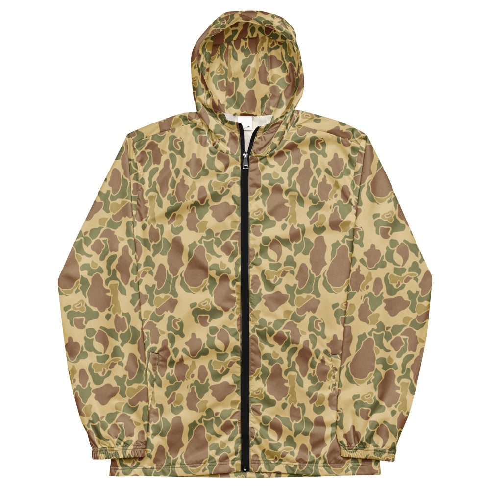 American WW2 M1942 Frog Skin Beach CAMO Men’s windbreaker - Mens Windbreaker