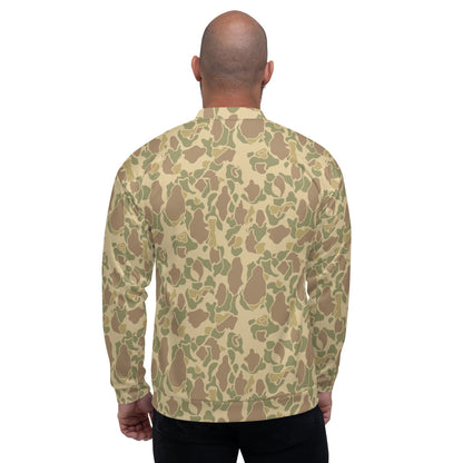 American WW2 M1942 Frog Skin Beach CAMO Unisex Bomber Jacket