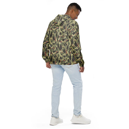 American WW2 M1942 Frog Skin Jungle Faded CAMO Men’s windbreaker - Mens Windbreaker