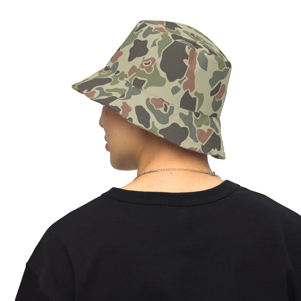 American WW2 M1942 Frog Skin Jungle Faded CAMO Reversible bucket hat - Bucket Hat