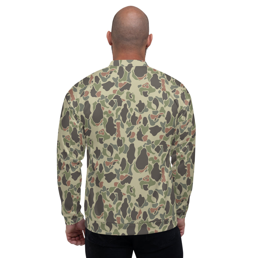 American WW2 M1942 Frog Skin Jungle Faded CAMO Unisex Bomber Jacket