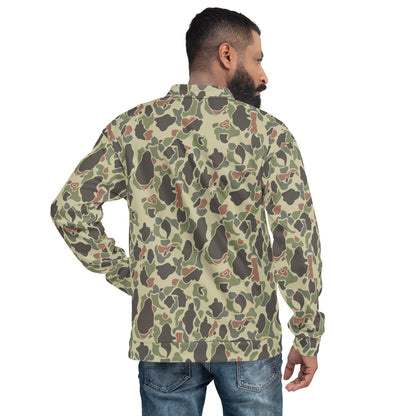 American WW2 M1942 Frog Skin Jungle Faded CAMO Unisex Bomber Jacket