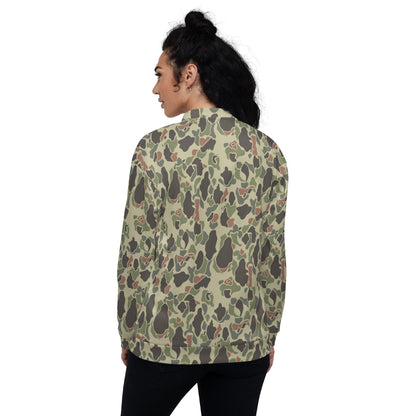 American WW2 M1942 Frog Skin Jungle Faded CAMO Unisex Bomber Jacket