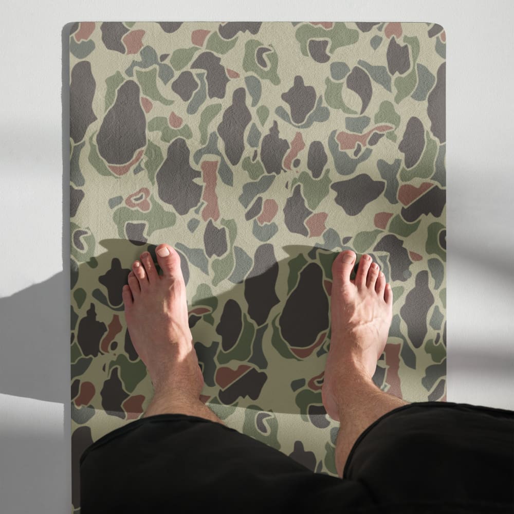 American WW2 M1942 Frogskin Jungle Faded CAMO Yoga mat